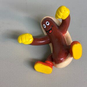 Vintage 2002 CSA A&W Root Beer 2" Hot Dog Man Figure